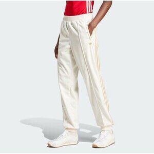 adidas Originals  Track  Pants Wonder White Sz L WMN Velvet Jogger new
